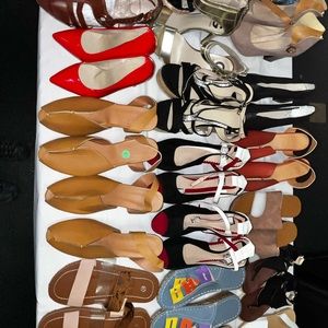 All shoes mixed designer. Send size if interested and I will send pics of shoes
